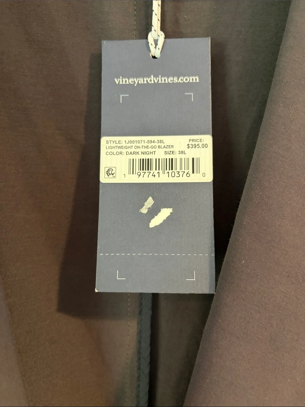Vineyard Vines Men's Charcoal Gray Sport Coat